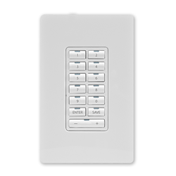 AMX MET-13E-WH - Metreau 13-Button Ethernet Keypad  Black